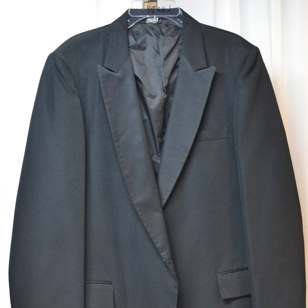 After Six Tuxedo Jacket 46 XL Black